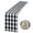 Black, variant on kjfeif Check Plaid Table Runner, Cotton Polyester Blend Classic Family Dinner Table Runners for Indoor Outdoor Parties, Christmas Events Home Decoration (Black and White, 14 x 72 Inch)