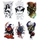 thumbnail image 1 of Cuadros Decorativos Tatuajes Falsos Hombres Mujeres Halloween Luminoso para Cara Cuerpo Mano (Ai-007-012) 6pcs Wdftyju embutido en tela, 1 of 3