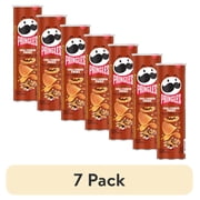 (7 pack) Pringles Chili Cheese Fries Potato Crisps Chips, Lunch Snacks, 5.5 oz Canister