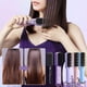 thumbnail image 1 of Peine Alisador de Cabello Portátil con Botón Interior Abatible, para Cabello Liso, para Estudiantes, Trabajadores Perezosos, Tabla para Alisar, con Clip, 1 of 1