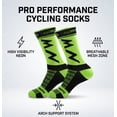 thumbnail image 6 of Breathable Mesh Athletic Crew Socks for Men, Non-Slip Grip Sports Socks for Running & Training, 6 of 6
