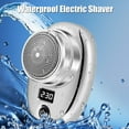 thumbnail image 4 of EIMELI  Electric Shaver with Power Display Rechargeable 400mAh Portable Mini Razor IP65 Waterproof Wet and Dry Use with Cleaning Brush for Home Travel, 4 of 9