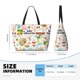 thumbnail image 4 of Easygdp Hello Summer Bolsa de Viaje de Playa de Gran Capacidad, Bolsa Tote Perfecta para la Playa, Escapadas de Fin de Semana y Viajes, 4 of 7