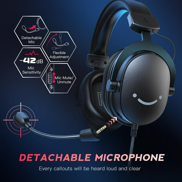FIFINE H9 PC Gaming Headset, Multi-Platform Wired Headphones,