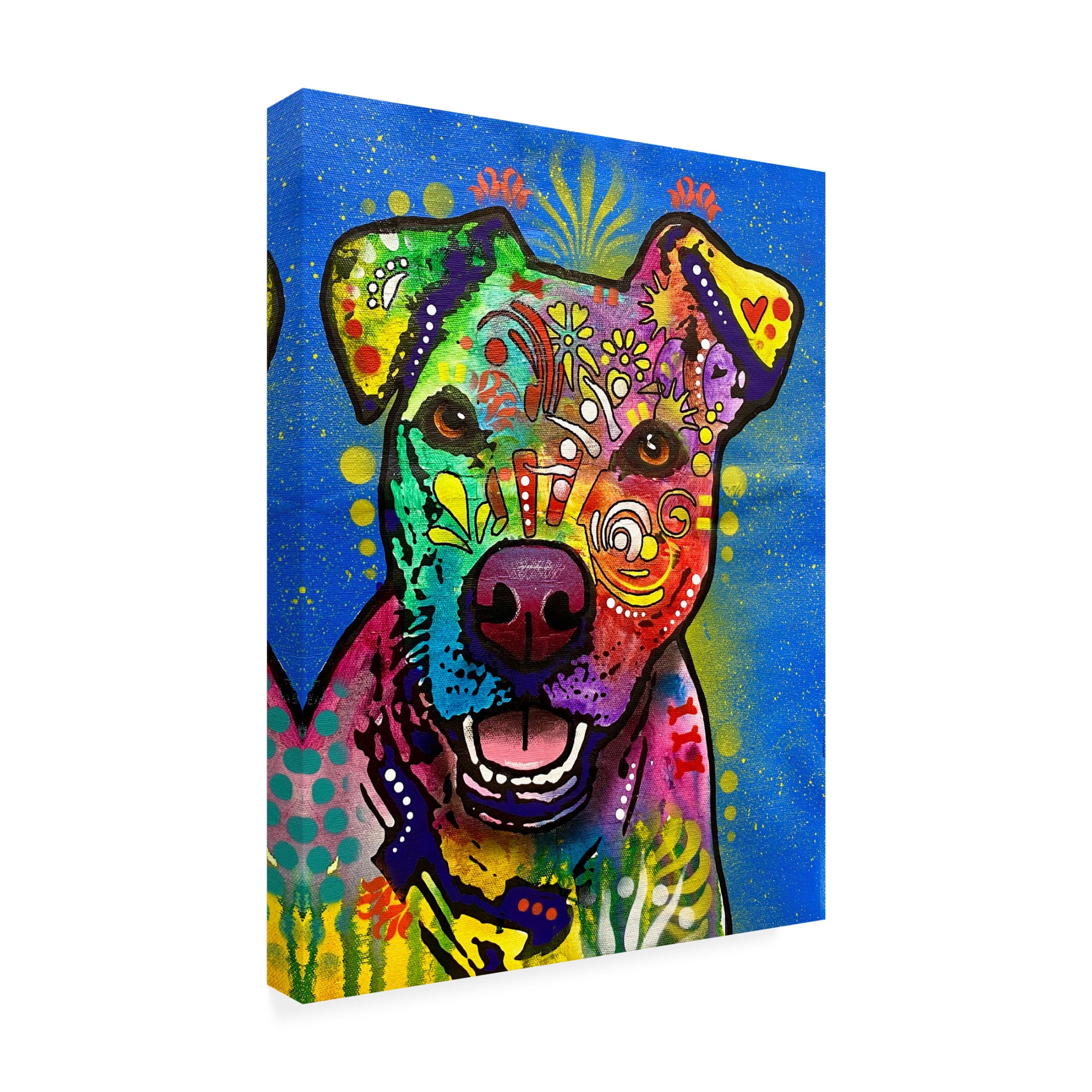 Canvas Wall Art - Dean Russo 'Am Full Much Thank' Wall Art for Living Room, Bedroom, or Office Décor by Trademark Fine Art - 14 x 19 Inches