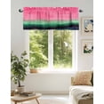 thumbnail image 6 of Valances for Windows Valance Rod Pocket Light Filtering Short Window Treatments Curtains for Kitchen Bathroom Living Room Bedroom, 1 Panel, 54 x 18 Inch, 6 of 7
