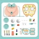 thumbnail image 3 of Kitchen Playset with Accessories - Mini Kitchen Set with Realistic Simulation - Kitchen Playset for Indoor Play - Toys for Toddlers and Kids, 3 of 5