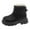 Black, variant on CAICJ98 Little Girls Ankle Boots Waterproof Combat Shoes With Side Zipper Toddler Boots for Girls (Toddler/Little Kid/Big Kid),3
