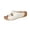 White, variant on Womens Faux Faux Leather Wedge Slide Sandals Open Toe Double Strap Comfortable Low Heel Sandals Black,Size 7