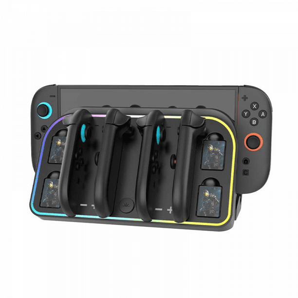 Para Nintendo Switch 2 Handle Charger: soporte y base de almacenamiento de pared, accesorios de montaje en pared