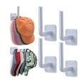 thumbnail image 4 of 4 Piece Wall Mounted Hat Organizer Rack for Baseball Caps and Cowboy Display Storage Hanger Closet, 4 of 5