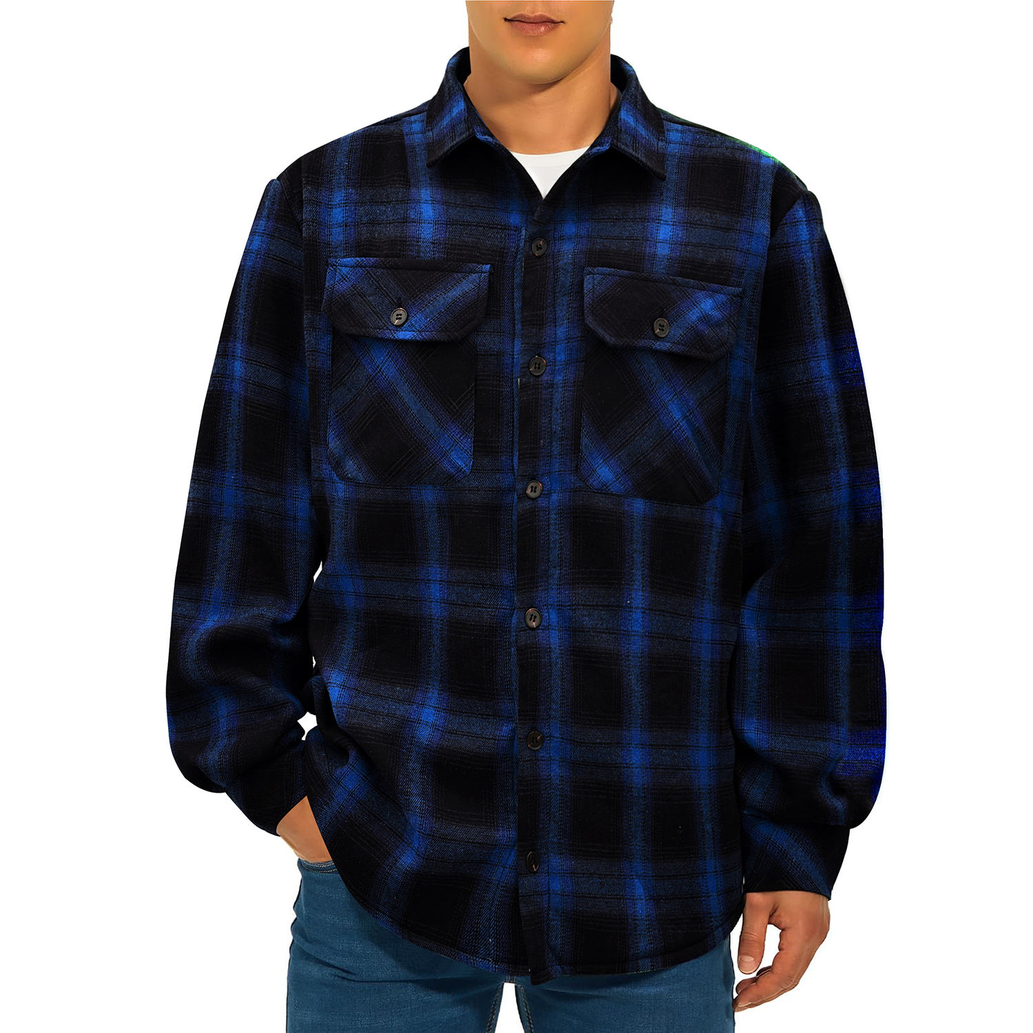 Gents Bliss Men's Heavyweight Flannel Jacket with Fleece Lining photo 4