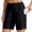 24# Black, variant on Women's Athletic Shorts 7 Inch Inseam, Quick Dry Stretchy Workout Shorts with Zipper Pockets, for Running Gym(Blue,S)