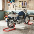 thumbnail image 2 of HOMCOM Motorcycle Stand Lift, 850 lbs Front & Rear Wheel Paddock Lift Stand, 2 of 10