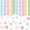 A Colorful, variant on Erosebridal Kawaii Rainbow Stars Twin Quilt Set,Cute Colorful Lines Art Twin Coverlet Set For Girls,2-Piece