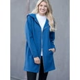 thumbnail image 6 of MixMatchy Women's Casual Oversized Loose Fit Long Sleeve Zip Up Pullover Hoodie Tunic Sweatshirt Jacket (S-3X), 6 of 7