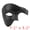 Black, variant on Unique Bargains Masquerade Plastic Half Face Mask for Halloween Costume White 7.1" x 5.1"