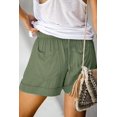 thumbnail image 3 of onlypuff Womens Shorts Comfy Drawstring Elastic Waist Summer Shorts with Pockets Casual Pants-week, 3 of 4