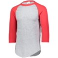 thumbnail image 1 of Augusta Sportswear Mens Baseball Jersey 2.0, L, Athletic HeatherRed, 1 of 3