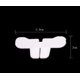 thumbnail image 1 of 10 piezas de dientes falsos para bruja: disfraz de payaso, conejito, dientes de silicona, conejo, cosplay, accesorios de Halloween para hombres, mujeres, niños y niñas, juguetes de recuerdo de fiest, 1 of 4
