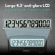 thumbnail image 2 of Calculadora TRULY 837A Pro de 12 dígitos con energía solar y batería, doble alimentación, 2 of 7