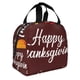 thumbnail image 2 of Balery Happy Thanksgiving Bolsa de Almuerzo Aislada – Caja de Almuerzo con Papel de Aluminio Grueso, Mantiene la Comida Fresca por 4 Horas, 2 of 8