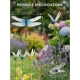 thumbnail image 4 of Dragon Fly Clips For Bugs Repellent Dragonfly Clip Bug Repellent To Keep Away Artificial Fake 3D Dragonflies With Clip On For Hat Outdoor Garden Yard Patio Plastic Decorative, 4 of 7