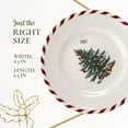 thumbnail image 7 of Spode Christmas Tree Canape Plates - Set of 4 | Peppermint Design, Holiday Dinner Plate | Christmas Serving Plate & Festive Appetizer Plate | Seasonal Decorative Plate, Holiday Tableware, 7 of 7
