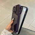 thumbnail image 4 of for iPhone 14 Pro Max Case Glitter Purple with Bling Camera Lens Protector Luxury Sparkly Diamond Clear Shockproof Anti-Scratch Phone Cover for Women Men, 4 of 6