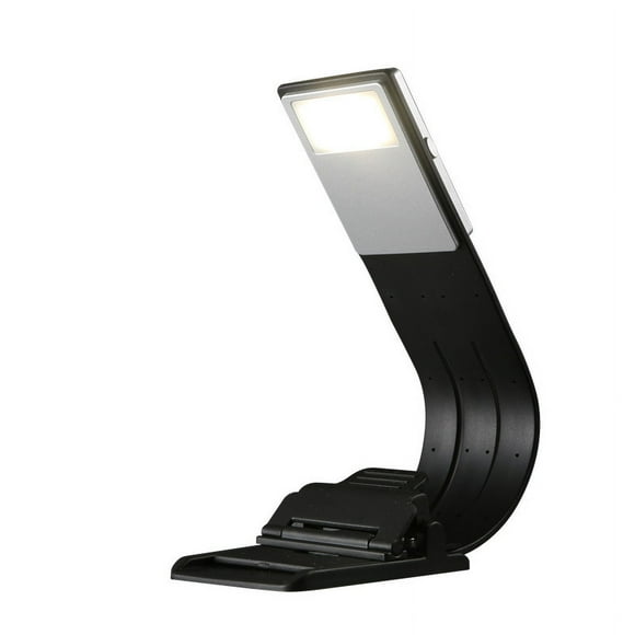 Jinsinto Libro luz LED lampara de lectura rechargeable, Luz de lectura con brillo adjustable