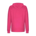 thumbnail image 4 of NuoCaiYun Women'S Sweatshirt, Ladies Fashionable Casual Printed Solid Color Long Sleeve Pocket Hooded Groove Stripe Top Hoodies, 4 of 6