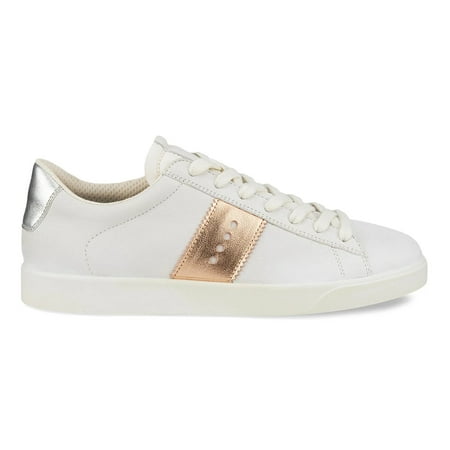 UPC 194891193832 product image for Ecco Women s Street Lite Sneaker in White Hammered Bronze Pure White Silver | upcitemdb.com