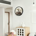 thumbnail image 6 of Voice Activated Clock with Glow Light 12 Inch Large Silent Wall Clock Battery Operated for Home Decor Bald Eagle, 6 of 8