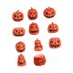 thumbnail image 5 of 11 decoraciones de calabaza de Halloween, figuras de calabaza, manualidades, centro de mesa, decoración de Halloween para jardín, dormitorio, comedor Naranja Rojo, 5 of 9