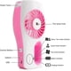 thumbnail image 2 of Mini ventilador de pie con refrigeración, color rosa, 2 of 5