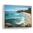 thumbnail image 2 of Designart "Paradise for Surfers III" Landscapes Floater Framed Wall Art Print, 2 of 7