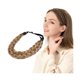 thumbnail image 1 of wonima11 5 Strands Synthetic Hair Braided Headband Classic Chunky Wide Plaited Braids Elastic Stretch Hairpiece for Women Girl (Dirty Blonde), 1 of 1
