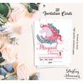 thumbnail image 5 of Darling Souvenir White Birthday Invitation Card Printable Fill or Write In Blank Invites Party Supplies Pack Of 28 5 x 7 Inches, 5 of 5