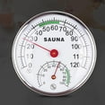 thumbnail image 4 of Caja metálica analógica Sauna Higrotermógrafo Termómetro Higrómetro 2 Gloria higrotermógrafo para sauna, 4 of 9