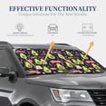 thumbnail image 5 of Yiaed Avocado Love Print Car Front Windshield Sun Shade,Foldable Anti-UV Car Sunshade for Front Window for Most Vehicles-Medium, 5 of 5