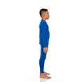thumbnail image 4 of Bodtek Boys Crewneck long johns base layer Set (Royal Blue Small), 4 of 6