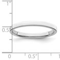 thumbnail image 3 of 925 Sterling Silver 2mm Flat Size 9.5 Wedding Ring Band Classic, 3 of 7