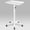 White, variant on Salon Tray, Salon Rolling Tray with Adjustable Height, Salon Tray on Wheels, Salon Color Tray Ideal Use As Tattoo Tray, Medical Tray and Dental Tray