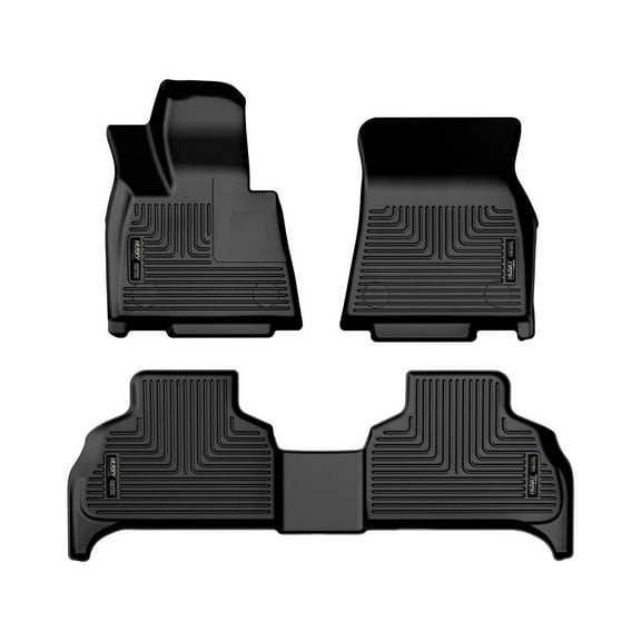 Husky Liners 95921 Weatherbeater Floor Mats Fit 2019-2025 BMW X5 - Front/2nd Seat - Black