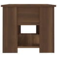 thumbnail image 5 of vidaXL Coffee Table Brown Oak 79x49x41 cm Engineered Wood, 5 of 5