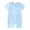 Light blue clouds, variant on Cotton 3M-3T Newborn Baby Girl 2 Way Zipper Romper Summer Short Sleeve Watermelon Jumpsuit for Infant Toddler