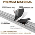 thumbnail image 5 of Upgraded 6 Feet High Pressure Braided Propane Hose Extension with Conversion Coupling 3/8" Flare to 1/2" Female NPT, 1/4" Male NPT, 3/8" Male Flare for BBQ Grill, Fire Pit, Heater, 5 of 8