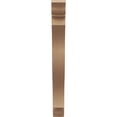 thumbnail image 2 of Ekena Millwork 3 1/2"W x 24"D x 32"H Funston Traditional Rough Cedar Woodgrain TimberThane Bracket, Primed Tan, 2 of 6
