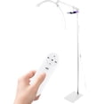 thumbnail image 1 of GEN’C BÉAUTY Half Moon Lash Light for Eyelash Extensions — Dimmable Lash Lamp for Eyelash Tech with Tool Tray & Phone Holder, Height-Adjustable 360° Rotatable (White), 1 of 5