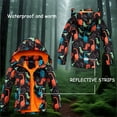 thumbnail image 5 of Utlike Boys Jacket Dinosaur Print Windbreaker Jacket Outdoor Party Coat For Kids Lightweight Breathable Raincoat For All Seasons Boys Sports Jackets Athletic Fit Size 11 Years-12 Years, 5 of 9